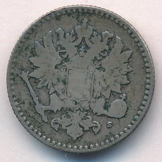 1864 50 пенни реверс