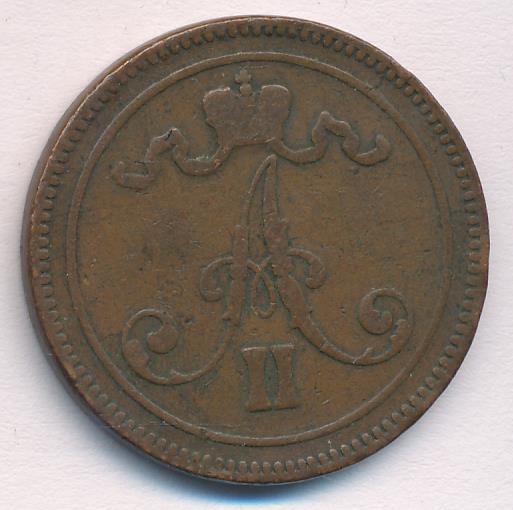 1866 10 пенни реверс