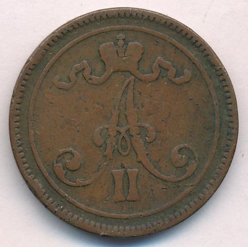 1866 10 пенни реверс