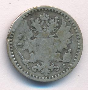 1866 25 пенни реверс