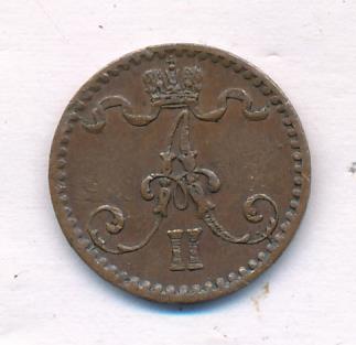 1867 1 пенни аверс