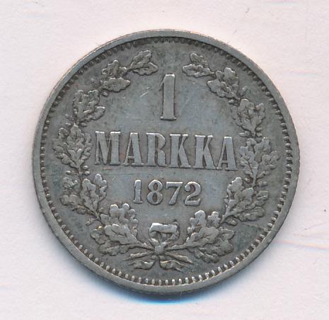 1872 1 марка аверс