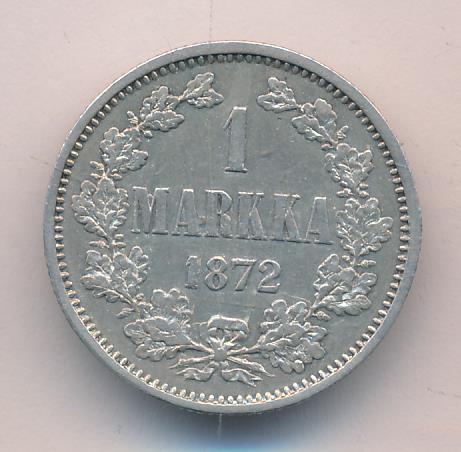 1872 1 марка аверс