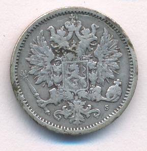 1872 25 пенни реверс