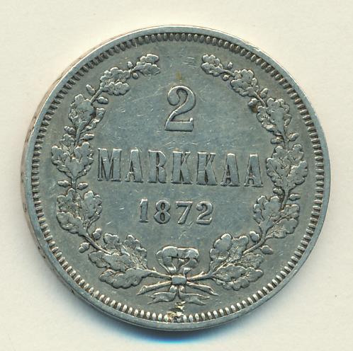 1872 2 марки аверс