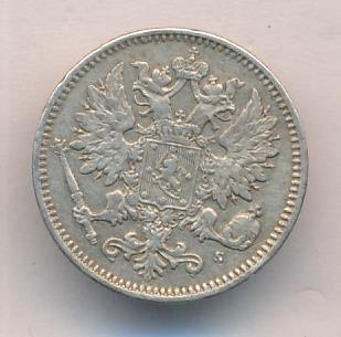 1875 25 пенни реверс