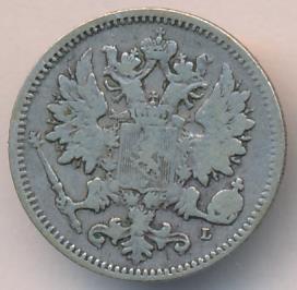 1889 25 пенни реверс