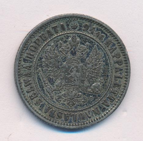 1890 1 марка реверс