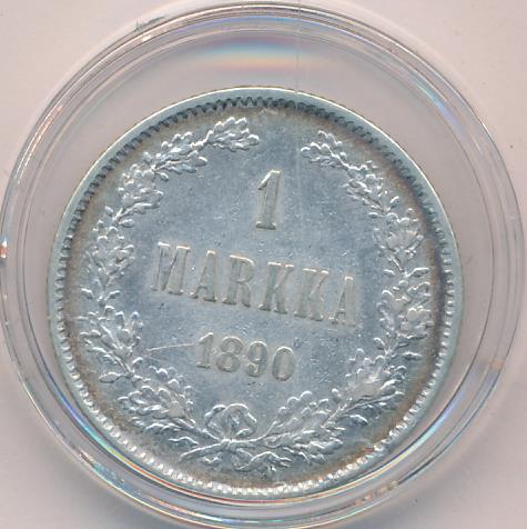 1890 1 марка аверс