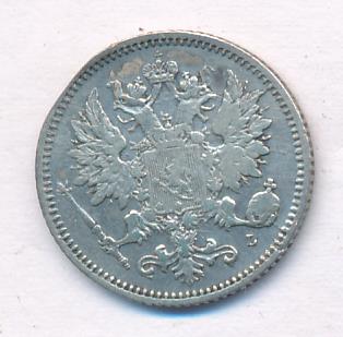 1891 25 пенни реверс