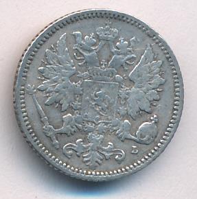 1891 25 пенни реверс