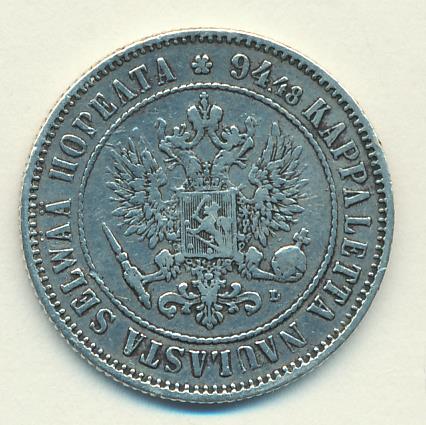 1893 1 марка реверс