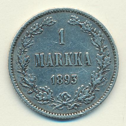 1893 1 марка аверс