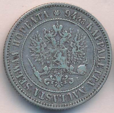1893 1 марка реверс