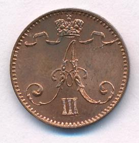 1893 1 пенни реверс