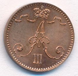 1893 1 пенни реверс