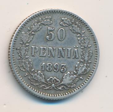 1893 50 пенни аверс
