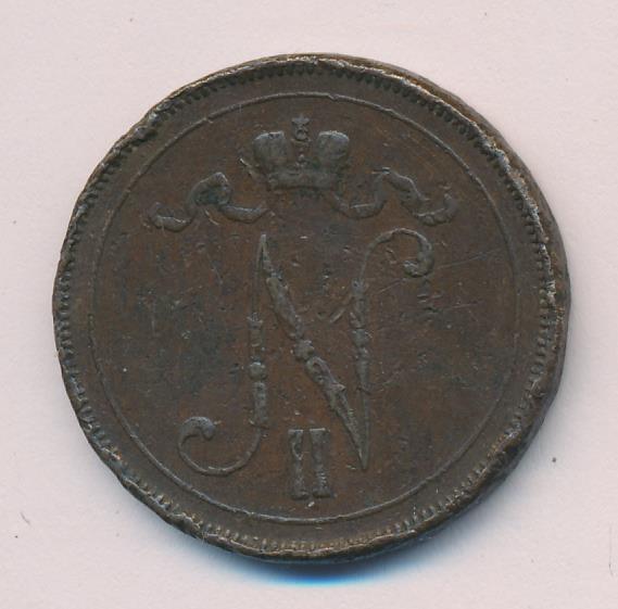 1896 10 пенни реверс