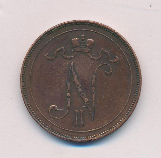 1897 10 пенни реверс