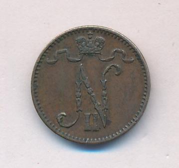 1898 1 пенни реверс