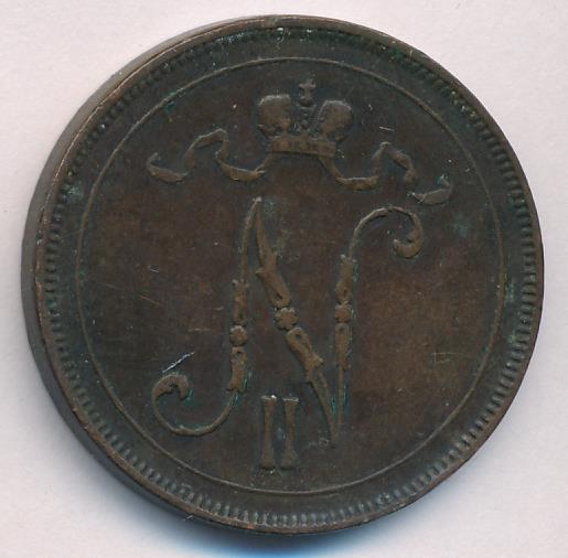 1899 10 пенни реверс