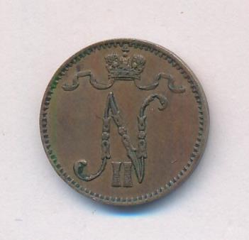 1899 1 пенни реверс