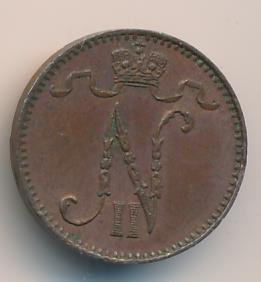 1899 1 пенни реверс