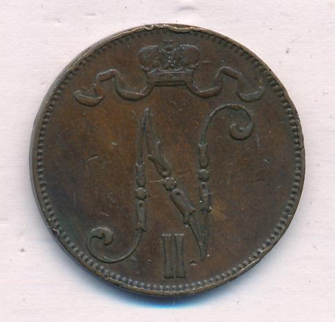 1899 5 пенни реверс