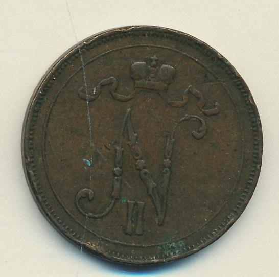 1900 10 пенни реверс