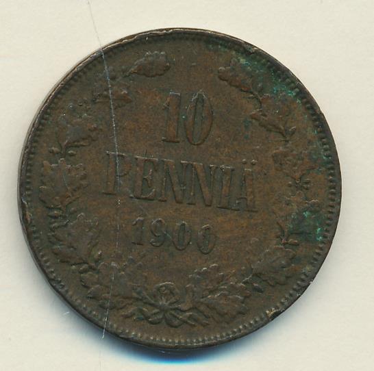 1900 10 пенни аверс