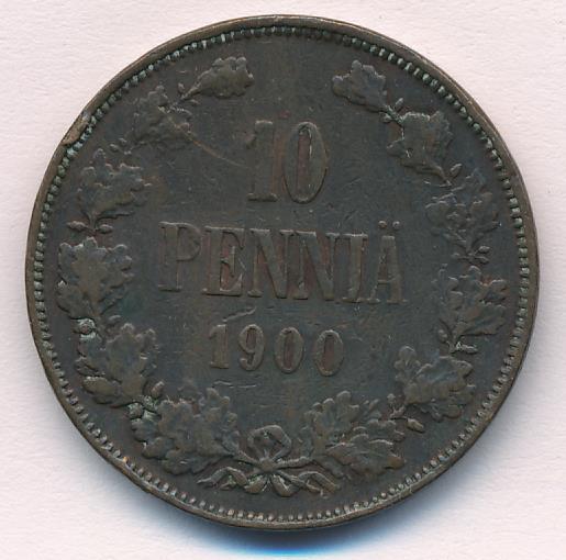 1900 10 пенни аверс