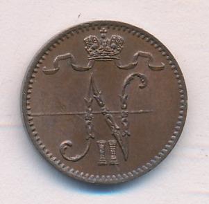 1900 1 пенни реверс
