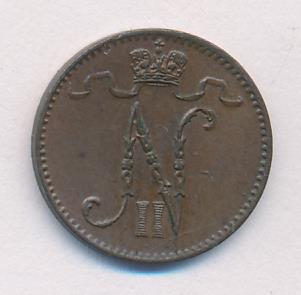 1900 1 пенни реверс