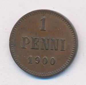 1900 1 пенни аверс