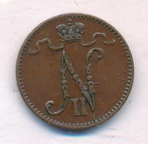 1901 1 пенни реверс