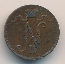 1901 1 пенни реверс