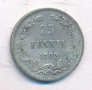 1902 25 пенни аверс