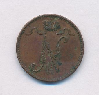 1906 1 пенни реверс