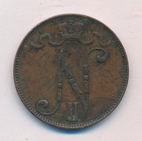 1906 5 пенни реверс