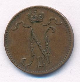1907 1 пенни реверс