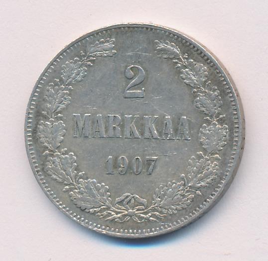 1907 2 марки аверс