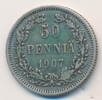 1907 50 пенни аверс