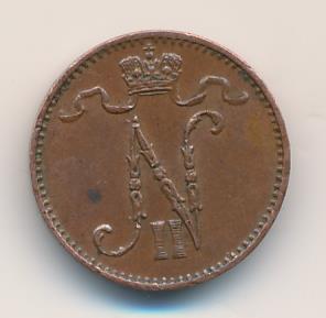 1908 1 пенни реверс