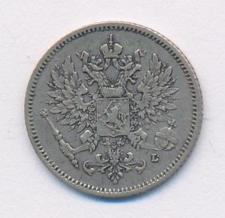 1908 25 пенни реверс