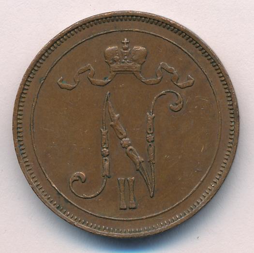 1909 10 пенни реверс