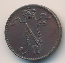 1909 1 пенни реверс