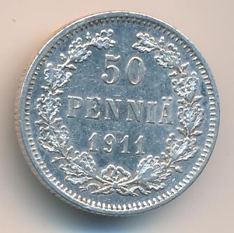 1911 50 пенни аверс