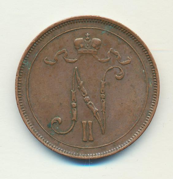 1912 10 пенни реверс