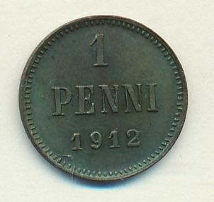 1912 1 пенни аверс