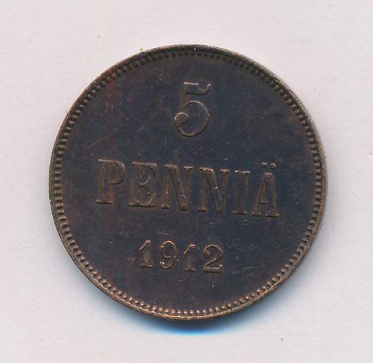 1912 5 пенни аверс